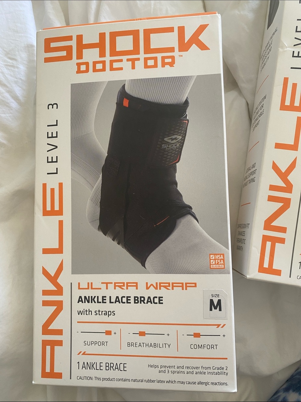 Shock Doctor Ultra Wrap Ankle Lace Brace - Medium